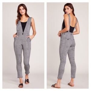 JACK by BB Dakota | Checkmate Black and White Glen Plaid Jumpsuit size Small NEW